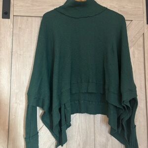 We The Free Forest Green Cowl Neck Sweater